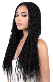 Braid Wig - 28 Inches Synthetic Hand Braided Wig For Black Women (Option: 5391A)