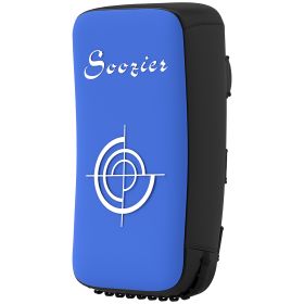 16.5 In Muay Thai Kick Shield Punching Pad, Kick Shield For Martial Arts, Karate, Kickboxing, MMA X 1 Unit, Blue (Color: Blue)